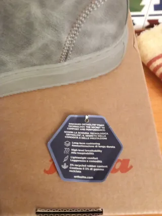 Botín gris Talla 44 Nuevo