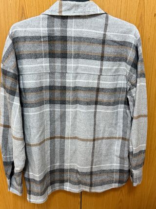 Camisa Oversize Cuadros Pull&Bear Talla S