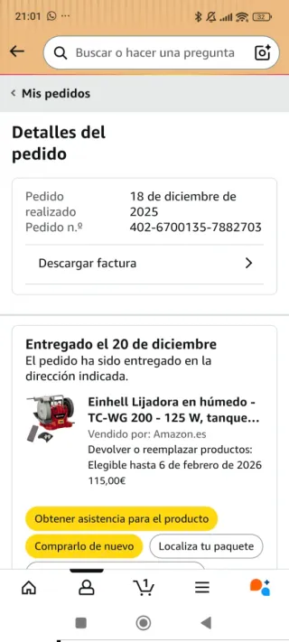 (NUEVA sin uso)Einhell TC WG 200 Amoladora Doble