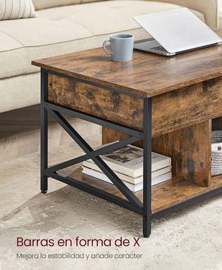 VASAGLE Mesa de Centro, Mesa de Café