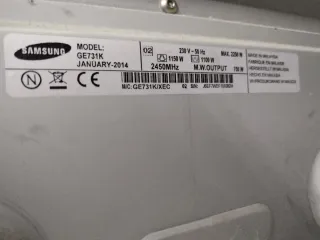 Microondas Samsung Negro