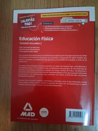 Profesores de Enseñanza Secundaria Educación Fí...
