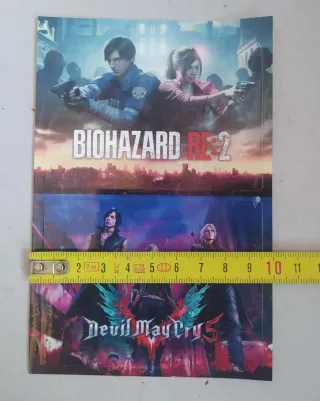 Set Pegatinas Resident Evil y Devil May Cry Nuevas