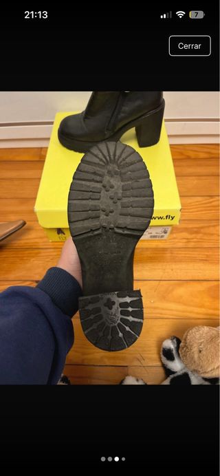 Botines negros talla 37