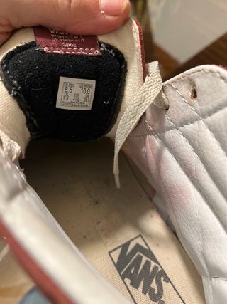 Zapatillas Vans SK8-Hi Rojas Talla 41