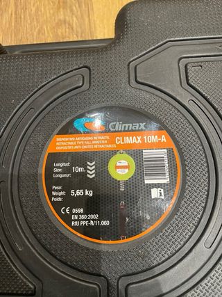 Anticaídas Retráctil Climax 10M-A