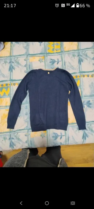 Jersey fino Ganso azul