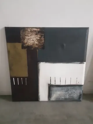 Tríptico Cuadro Moderno Abstracto