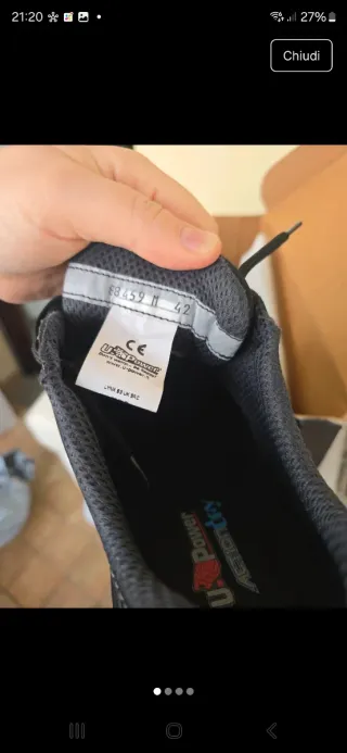 Scarpe U-Power Uomo Nere Tg 42