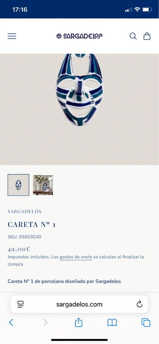 Pantalón de esquí azul hombre