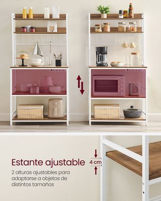 VASAGLE Estantería para Panadería