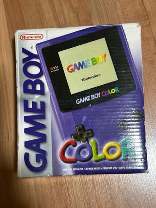 Nintendo Game Boy Color Morado con 5 juegos .