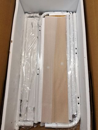 Perchero Zapatero con Banco 4 en 1 Roble/Blanco VASAGLE HSR40W