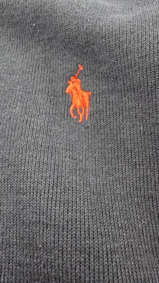 Sudadera Ralph Lauren Azul capucha y Cremallera