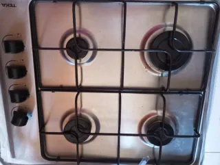 Cocina de gas con butano