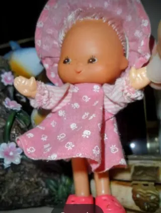 Muñeca Tarta de Fresa Vintage años 80