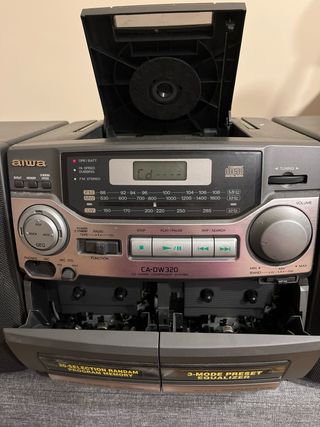 Aiwa CA-DW320 Sistema Estéreo Vintage
