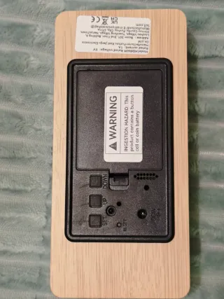 Reloj despertador beige/marrón