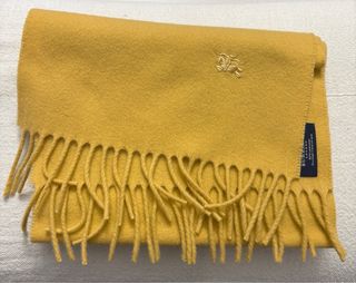 Bufanda Burberry Mostaza Lana