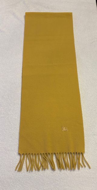 Bufanda Burberry Mostaza Lana