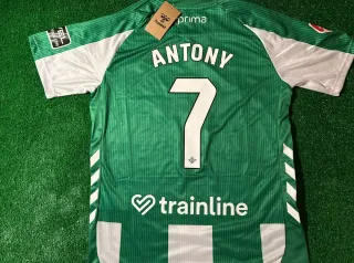 Camiseta fútbol Antony versión jugador parche liga