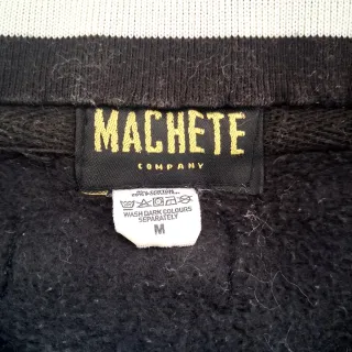 Cazadora Machete Skateboard Negra y Blanca