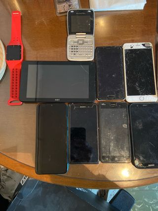 Lote de móviles y tablet