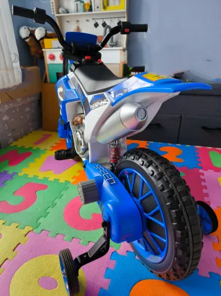 Moto Eléctrica Infantil 12V Azul