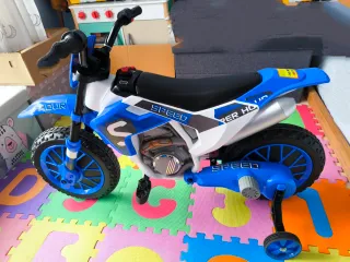 Moto Eléctrica Infantil 12V Azul