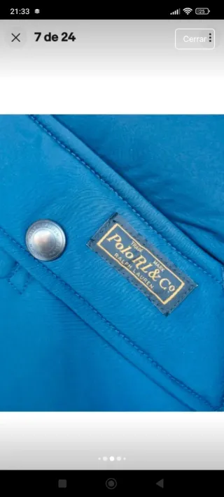 Chaleco Polo Ralph Lauren Azul Talla M