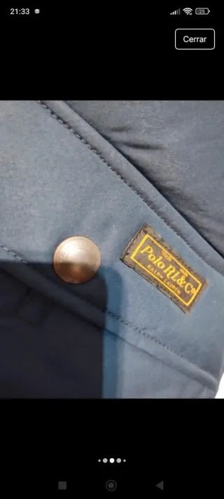 Chaleco Polo Ralph Lauren Azul Talla M