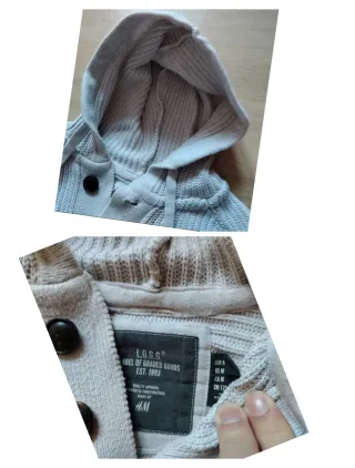 ABRIGO SPRINGFIELD TALLA L Y JERSEY TALLA M H&M