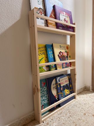 Scaffale Libreria Montessori in Legno