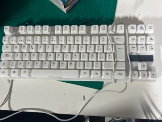 Teclado Mars Gaming USB Blanco