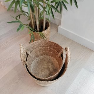 Lote Leñero y cestas Estilo Boho
