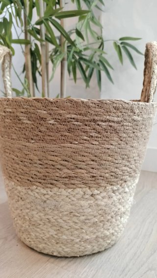 Lote Leñero y cestas Estilo Boho