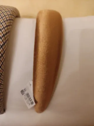 Lote 2 diademas marrón y dorado