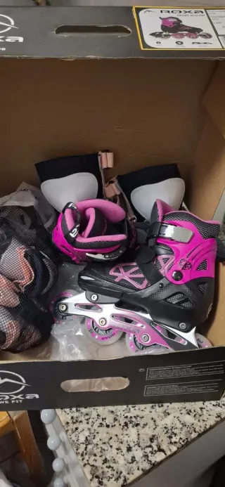 Patines Roxa Talla 35-38 + Accesorios