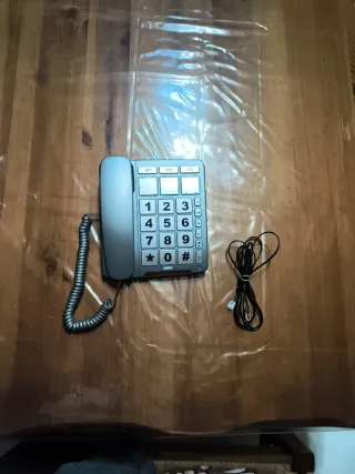 Telefono fisso Saiet grigio