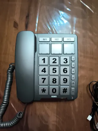 Telefono fisso Saiet grigio