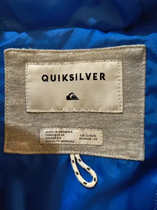 Chaqueta Quiksilver acolchada azul Talla 14