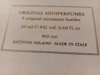 Set 5 Mignon Profumi Ferrari Milan