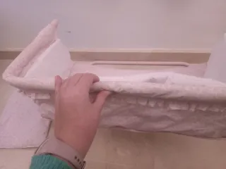 Trona y cama para muñecas