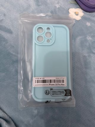 Funda iPhone 16 Pro Max Azul Claro