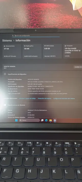 Portátil Lenovo IdeaPad 5i Pro Como Nuevo