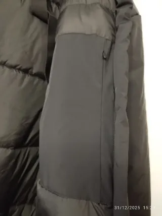 Abrigo largo Zara negro super caliente waterproof