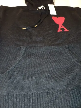 Sudadera Ami Paris Corazón Rojo