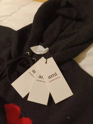 Sudadera Ami Paris Corazón Rojo