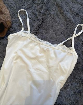 Vestido blanco con encaje