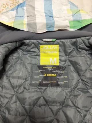 Chaqueta de nieve multicolor